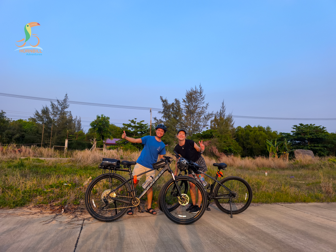 Best Cycling Route for Sunset Views in Phu Quoc cycling along long beach